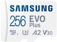 Купити карта пам'яті Samsung EVO Plus A2 V30 UHS-I U3 (256Gb) за ціною від 1052 грн.