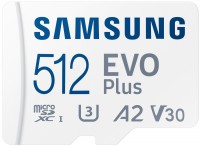 Купить карта памяти Samsung EVO Plus A2 V30 UHS-I U3 (512Gb) по цене от 2052 грн.