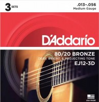 Купити струни DAddario 80/20 Bronze 3D 13-56  за ціною від 994 грн.