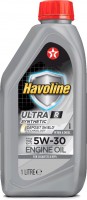 Купити моторне мастило Texaco Havoline Ultra R 5W-30 1L  за ціною від 441 грн.
