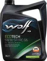 Купить моторное масло WOLF Ecotech 5W-30 SP/RC G6 4L  по цене от 927 грн.