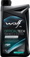 Купити моторне мастило WOLF Officialtech 5W-30 C2 Extra 1L  за ціною від 333 грн.