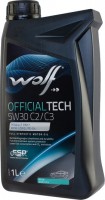 Купити моторне мастило WOLF Officialtech 5W-30 C2/C3 1L  за ціною від 329 грн.