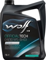 Купити моторне мастило WOLF Officialtech 0W-30 MS-BHDI 5L  за ціною від 2302 грн.