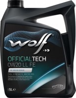 Купити моторне мастило WOLF Officialtech 0W-20 LL-FE 5L  за ціною від 2450 грн.