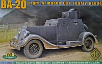 Купить сборная модель Ace BA-20 Light Armored Car (early prod) (1:48)  по цене от 358 грн.