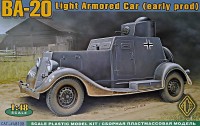 Купити збірна модель Ace BA-20 Light Armored Car (early prod) (1:48)  за ціною від 358 грн.