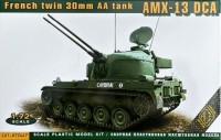 Купить сборная модель Ace French Twin 30mm AA Tank AMX-13 DCA (1:72)  по цене от 514 грн.