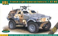 Купити збірна модель Ace VBL French Light Armored Vehicle 7.62 MG (1:72)  за ціною від 541 грн.