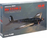 Купить сборная модель ICM He 111H-3 (1:48)  по цене от 2072 грн.