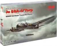 Купити збірна модель ICM Ju 88A-4 / Torp (1:48)  за ціною від 1933 грн.