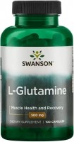 описание, цены на Swanson L-Glutamine 500 mg