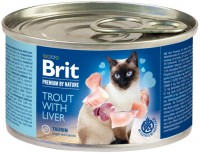 Купити корм для кішок Brit Premium Canned Trout with Liver  за ціною від 81 грн.