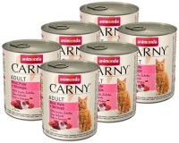 Купити корм для кішок Animonda Adult Carny Beef/Turkey/Shrimps 0.4 kg 6 pcs  за ціною від 142 грн.