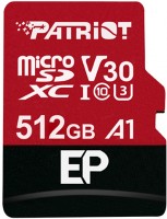 Купити карта пам'яті Patriot Memory EP microSDXC V30 A1 (512Gb) за ціною від 1418 грн.