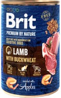 Купити корм для собак Brit Premium Lamb with Buckwheat 400 g  за ціною від 101 грн.