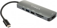 Купить картридер / USB-хаб Vinga VHC6  по цене от 629 грн.