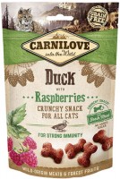 Купити корм для кішок Carnilove Crunchy Snack Duck with Raspberries 50 g  за ціною від 78 грн.