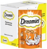 Купить корм для кошек Dreamies Treats with Tasty Chicken 60 g 6 pcs  по цене от 290 грн.