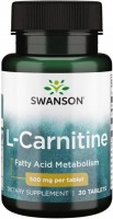 Купить спалювач жиру Swanson L-Carnitine 500 mg 30 tab: цена от 290 грн.