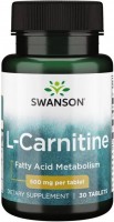 Купить сжигатель жира Swanson L-Carnitine 500 mg 30 tab: цена от 311 грн.