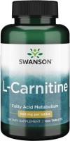 Купить спалювач жиру Swanson L-Carnitine 500 mg 100 tab: цена от 731 грн.