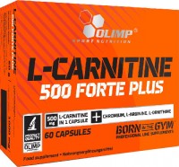 Купити спалювач жиру Olimp L-Carnitine 500 Forte Plus 60 cap  за ціною від 715 грн.