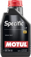 Купить моторное масло Motul Specific 17 5W-30 1L  по цене от 508 грн.