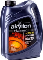 Купить моторное масло Akvilon Classic 15W-40 4L  по цене от 412 грн.