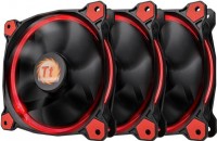 Купить система охлаждения Thermaltake Riing 12 LED Red (3-Fan Pack)  по цене от 1818 грн.
