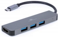 Купить картридер / USB-хаб Cablexpert A-CM-COMBO2-01  по цене от 558 грн.