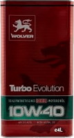 Купити моторне мастило Wolver Turbo Evolution 10W-40 4L  за ціною від 805 грн.