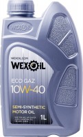 Купити моторне мастило Wexoil Eco Gaz 10W-40 1L  за ціною від 141 грн.