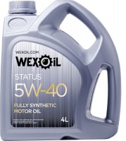 Купить моторное масло Wexoil Status 5W-40 4L: цена от 726 грн.