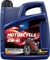 Купити моторне мастило VatOil Motorcycle 4T FS 10W-40 4L  за ціною від 1346 грн.