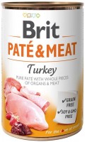 Купить корм для собак Brit Pate&Meat Turkey 400 g  по цене от 101 грн.