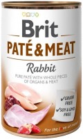 Купить корм для собак Brit Pate&Meat Rabbit 400 g  по цене от 110 грн.