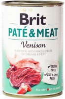 Купить корм для собак Brit Pate&Meat Venison 400 g  по цене от 101 грн.