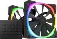 Купить система охлаждения NZXT Aer RGB 2 140 Black Twin Starter Pack  по цене от 3499 грн.