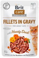 Купить корм для кішок Brit Care Fillets in Gravy with Hearty Duck 85 g: цена от 39 грн.