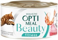 Купити корм для кішок Optimeal Beauty Fitness Cat Canned Tuna/Shrimps 70 g  за ціною від 56 грн.