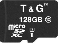 Купити карта пам'яті T&G microSD class 10 UHS-I U3 + SD adapter (microSDXC class 10 UHS-I U3 64GB + SD adapter) за ціною від 167 грн.