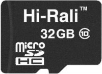 Купити карта пам'яті Hi-Rali microSD class 10 (microSDHC class 10 64GB) за ціною від 140 грн.