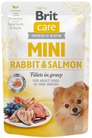 Купить корм для собак Brit Care Mini Rabbit/Salmon in Gravy 85 g  по цене от 47 грн.