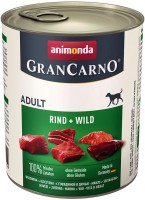 Купить корм для собак Animonda GranCarno Original Adult Beef/Wild Game 800 g: цена от 183 грн.
