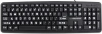 Купити клавіатура Esperanza Wired USB Keyboard With Big Letters Florida за ціною від 508 грн.