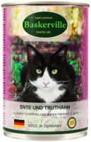 Купити корм для кішок Baskerville Cat Can with Duck/Turkey 400 g  за ціною від 93 грн.