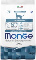 Купити корм для кішок Monge Speciality Line Monoprotein Sterilised Trout 400 g  за ціною від 209 грн.