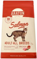 Купити корм для кішок Araton Adult Salmon 1.5 kg  за ціною від 283 грн.