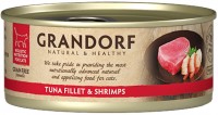 Купить корм для кошек Grandorf Adult Canned with Tuna Fillet/Shrimps 6 pcs  по цене от 84 грн.